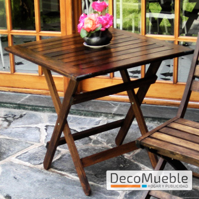 Mesa Plegable Cuadrada